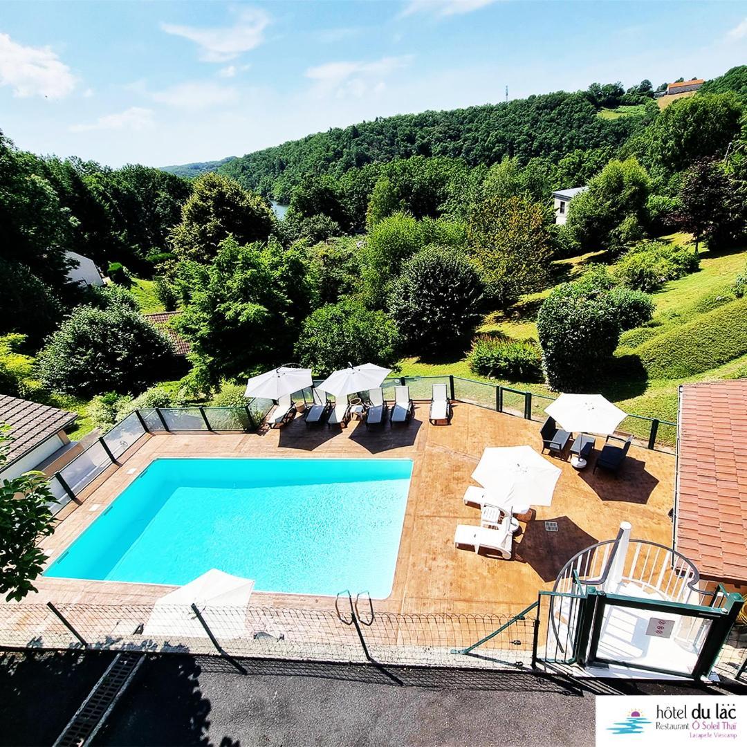 Hotel Du Lac Lacapelle-Viescamp Bagian luar foto